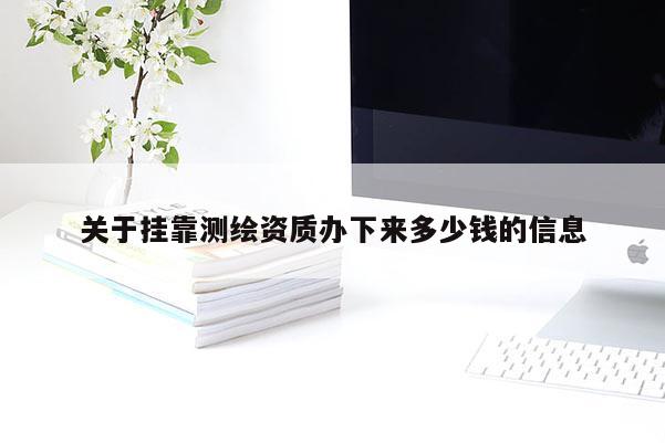 關(guān)于掛靠測(cè)繪資質(zhì)辦下來多少錢的信息